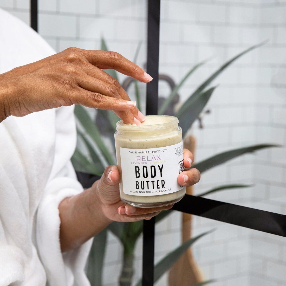 Smile Natural Products lavender and vanilla body butter