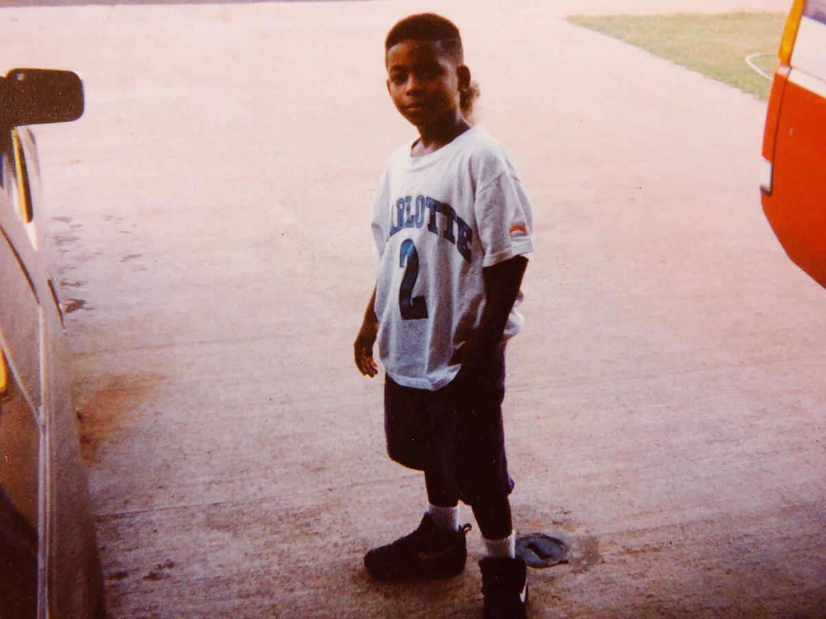 Brian Mays as a child